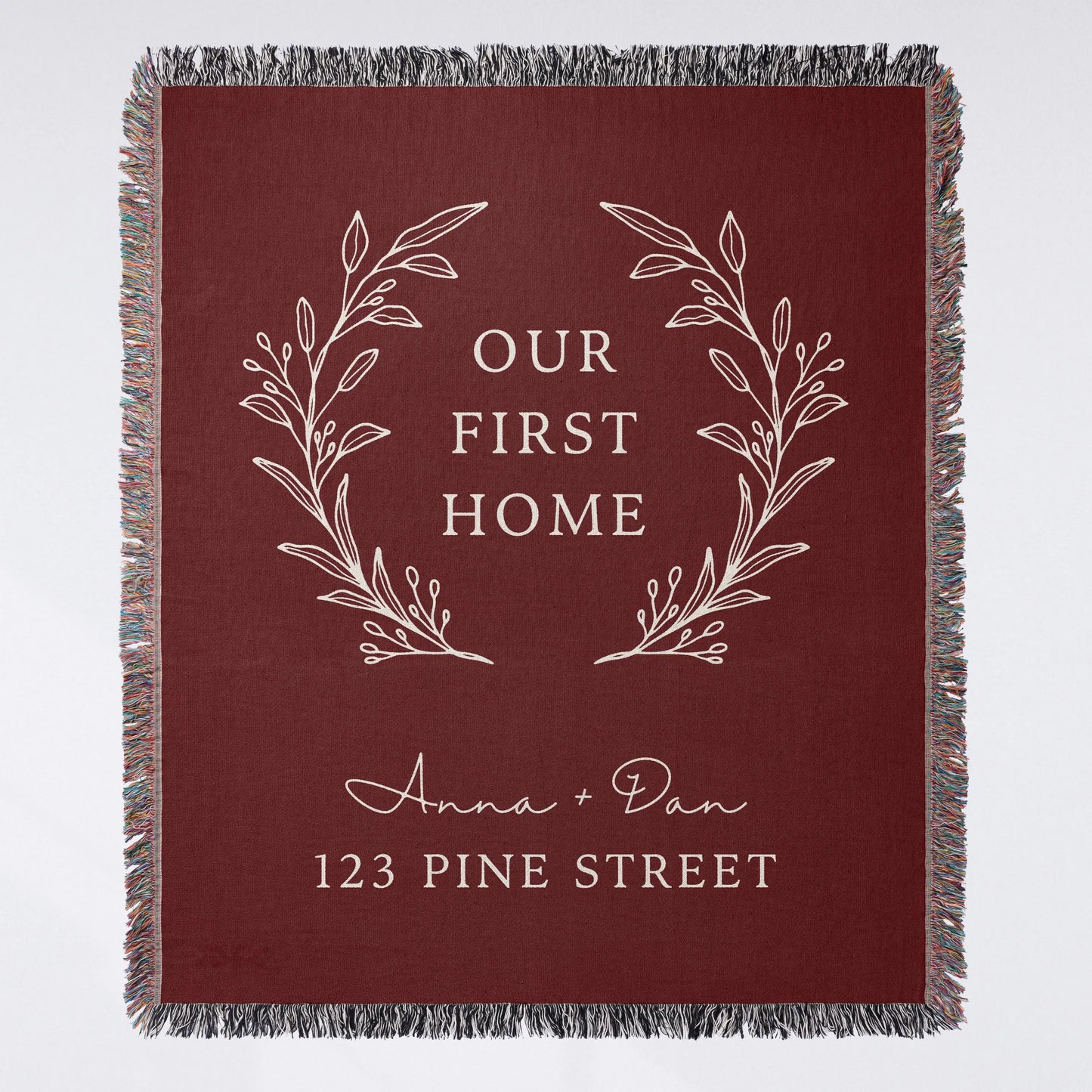 Our First Home Woven Blanket