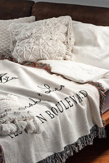 Our First Home Woven Blanket