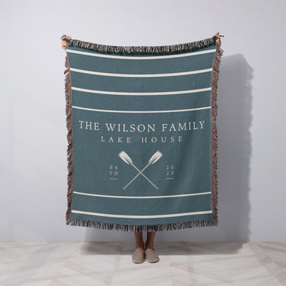 Lakehouse Woven Blanket