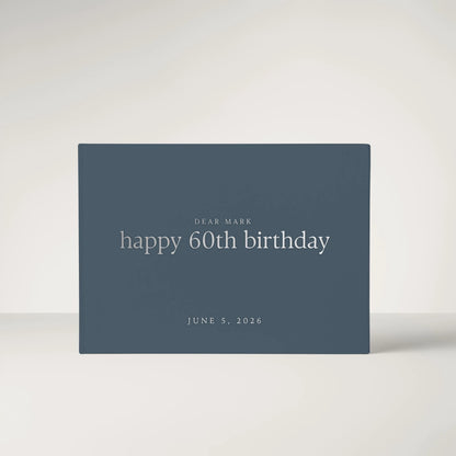 Birthday Guest Book