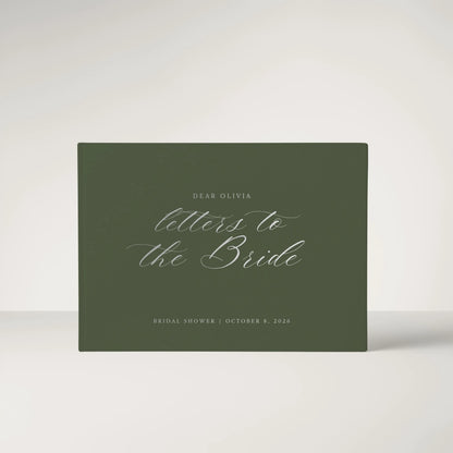 Letters to the Bride Guest Book