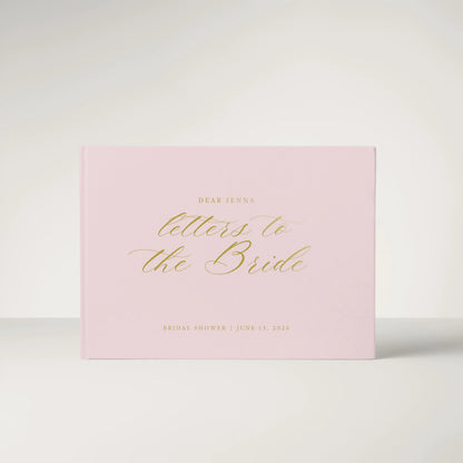 Letters to the Bride Guest Book
