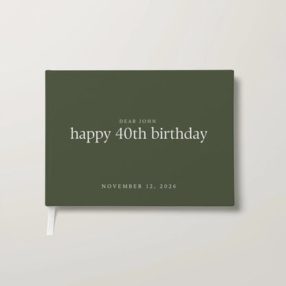 Birthday Guest Book
