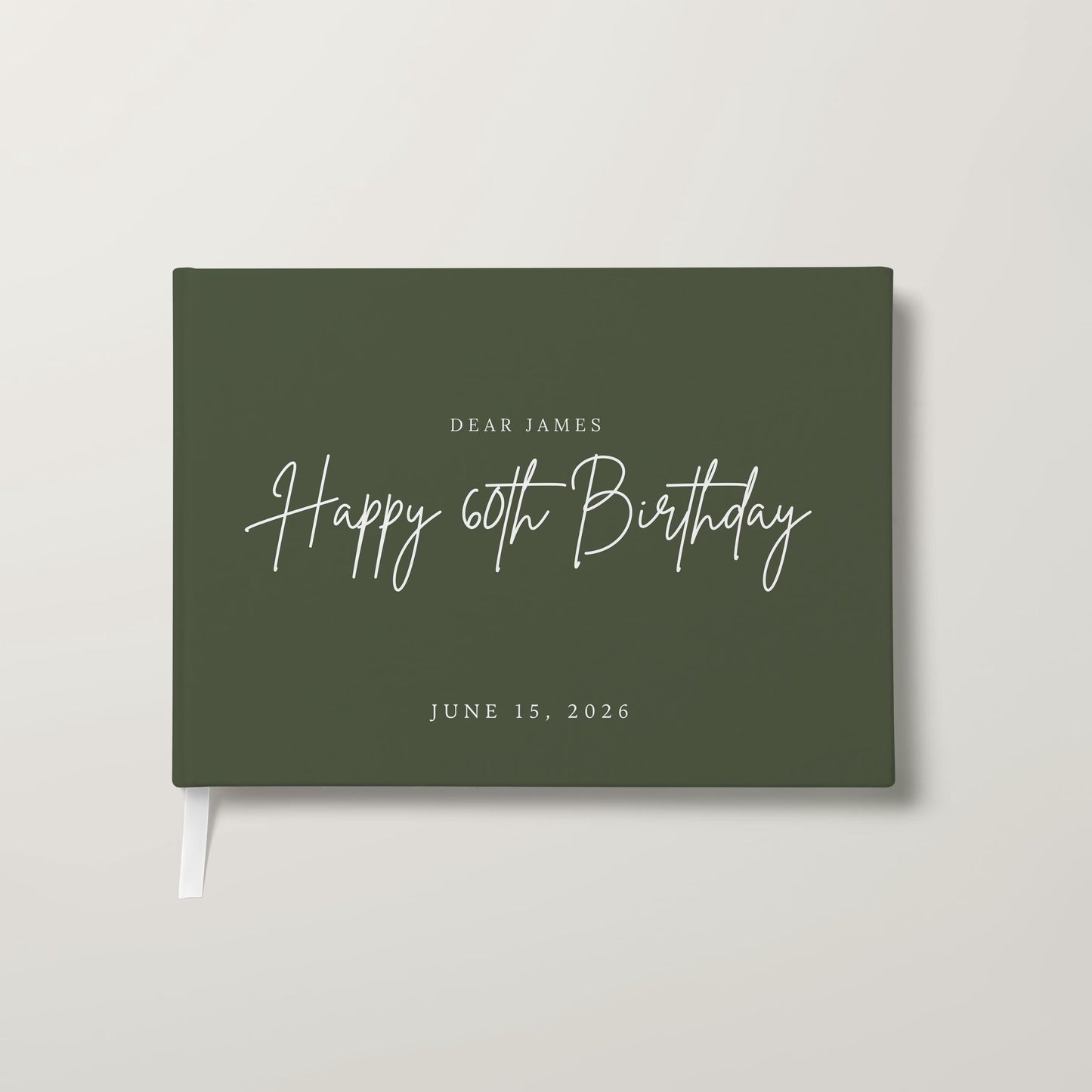 Birthday Guest Book