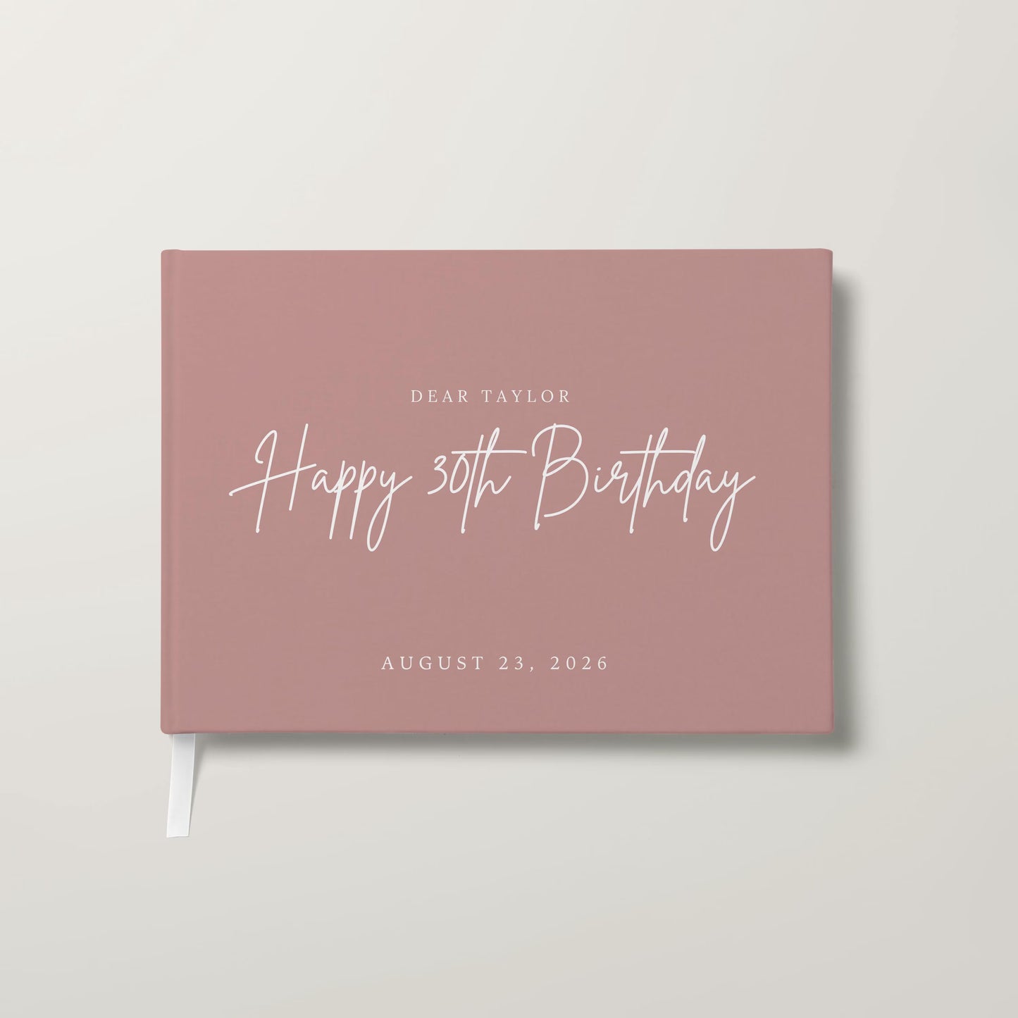 Birthday Guest Book