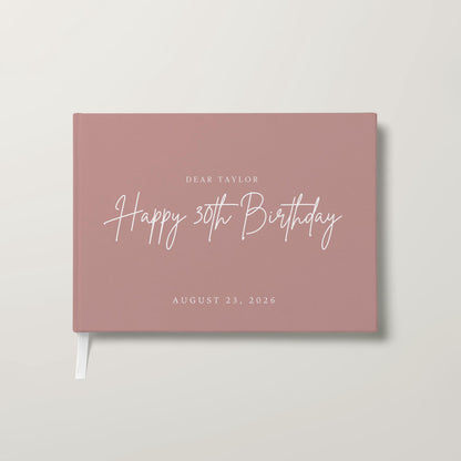 Birthday Guest Book