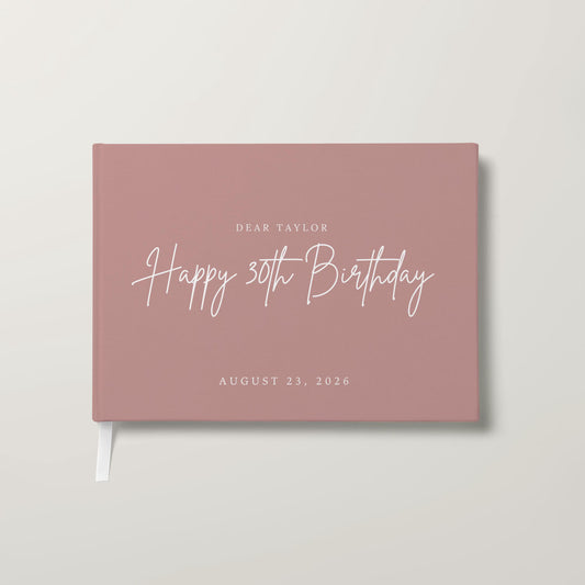 Birthday Guest Book