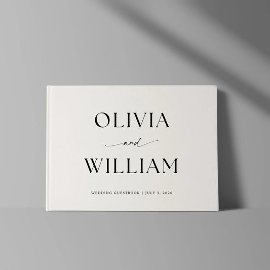 Timeless Wedding Guest Book