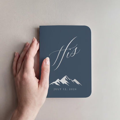 Outdoor Wedding Vow Book Set