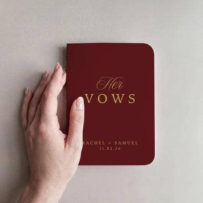 Wedding Vow Book Set