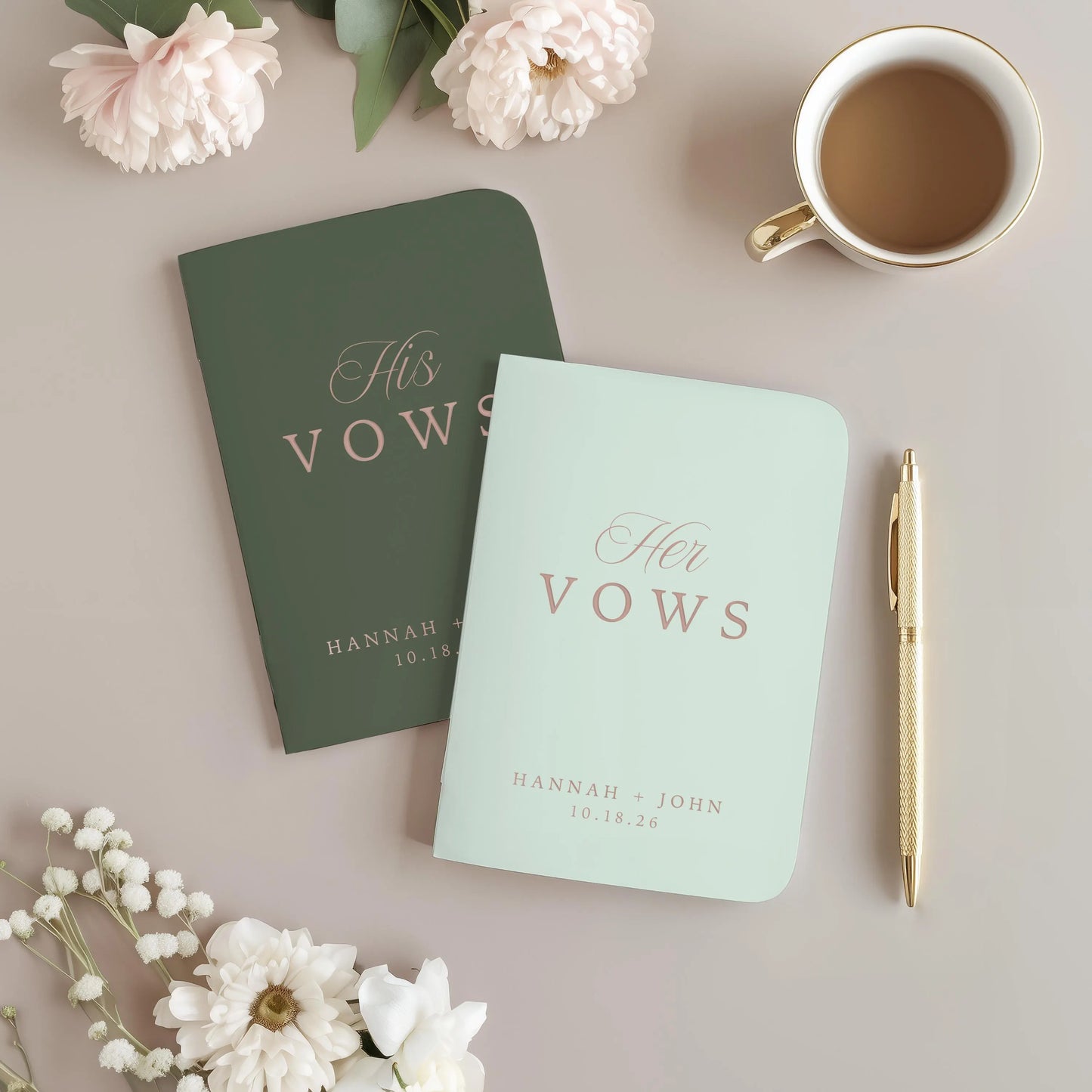 Wedding Vow Book Set