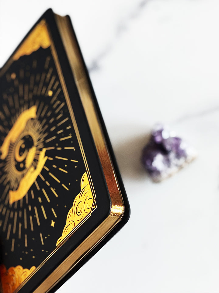 Yoga Cards & 'Intuition' Blank Lined Journal Bundle