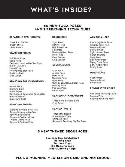 Volume II: Build a Practice Yoga Cards