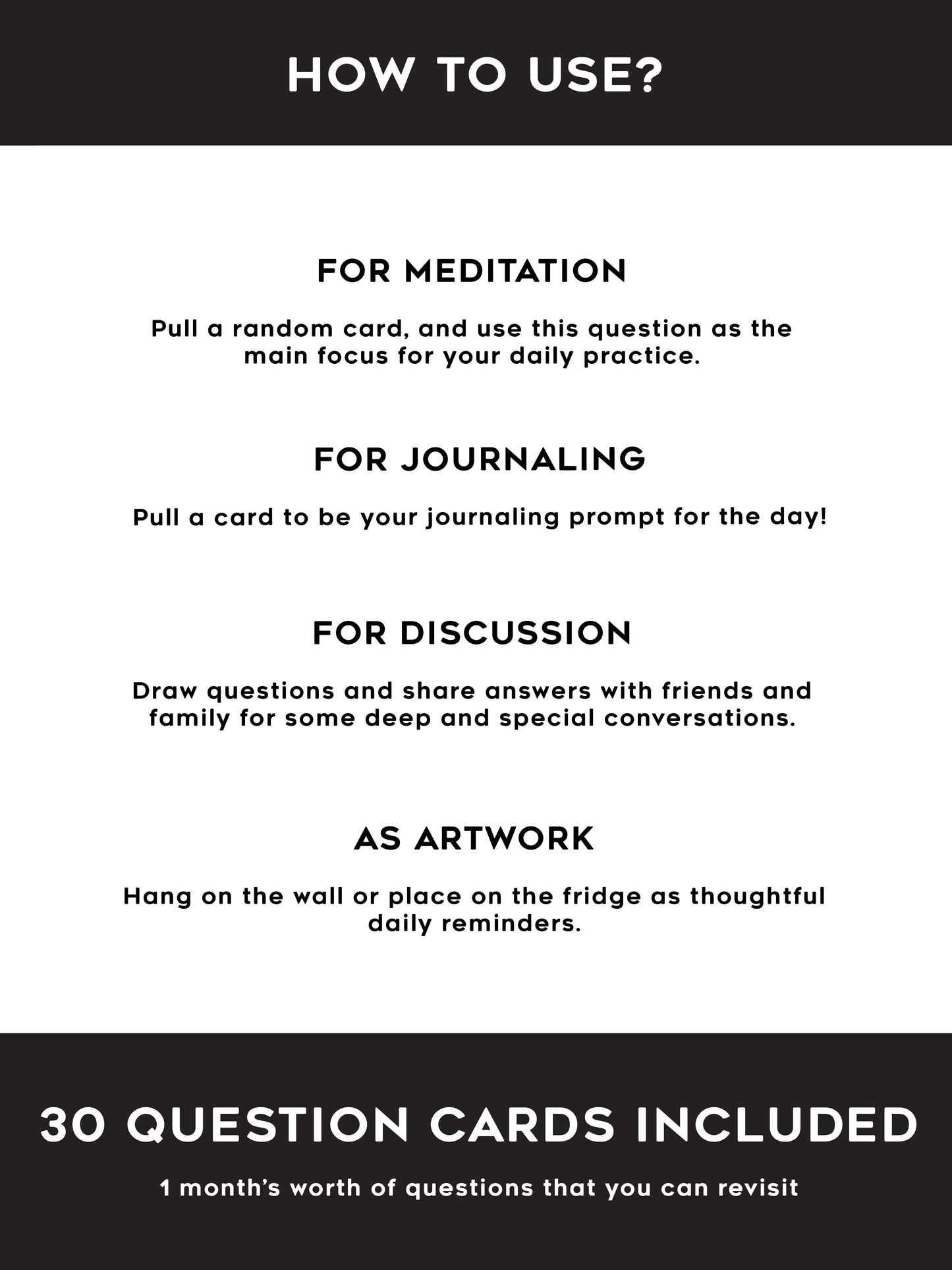 Meditation & Journaling Prompt Cards